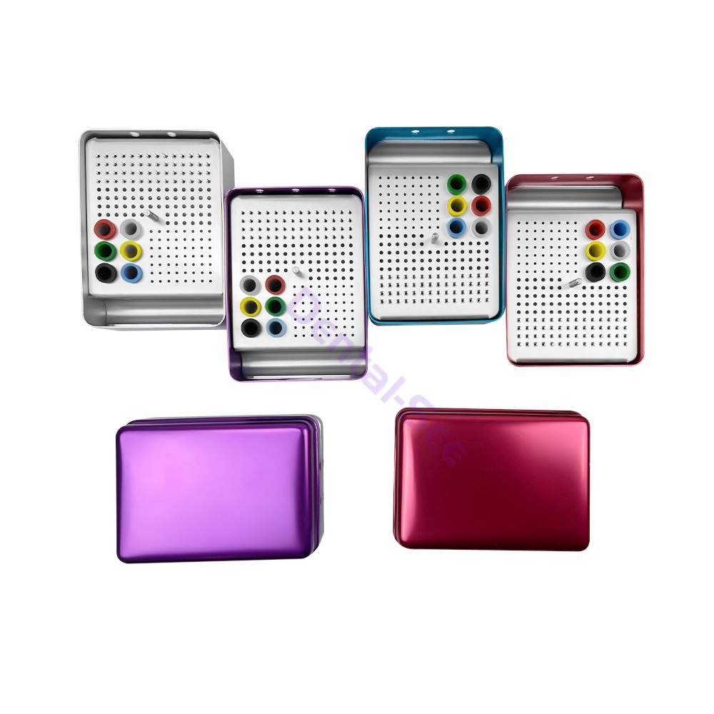 180 Holes Dental Endo Box FG Files Bur Holder Autoclave Disinfection Box ﻿