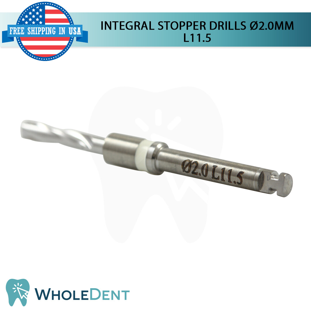 Surgical Integral Stopper Drill Ø2.0 External Irrigation Dental Implant
