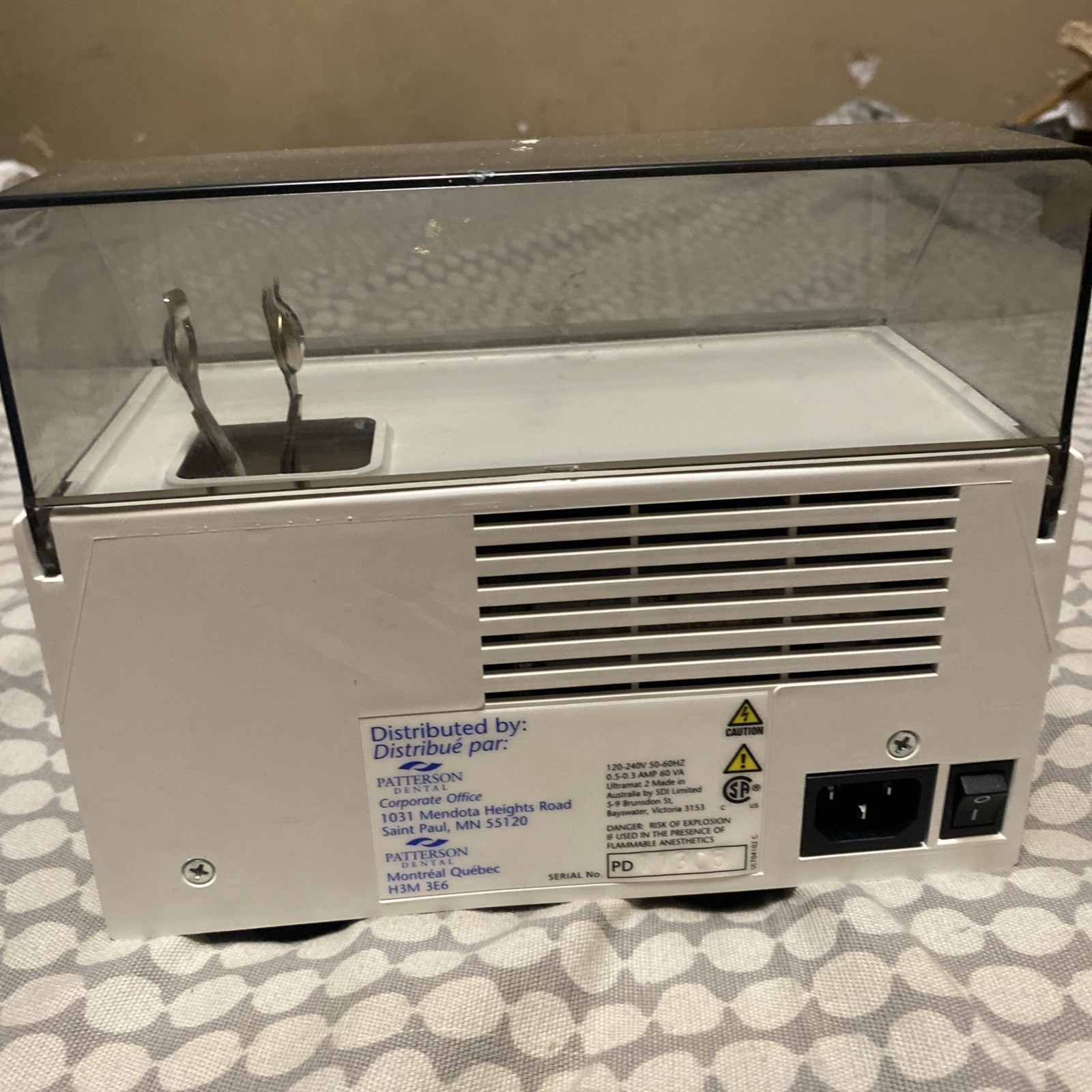 Patterson Dental Supply, Inc. Amalgamator, UltraMat 2 For Parts