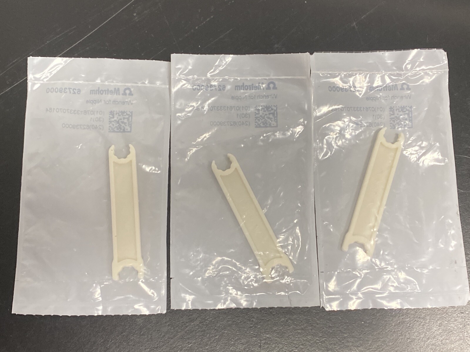 (3) METROHM Titration Wrench for Tightening Connectors 68mm L 6.2739.000