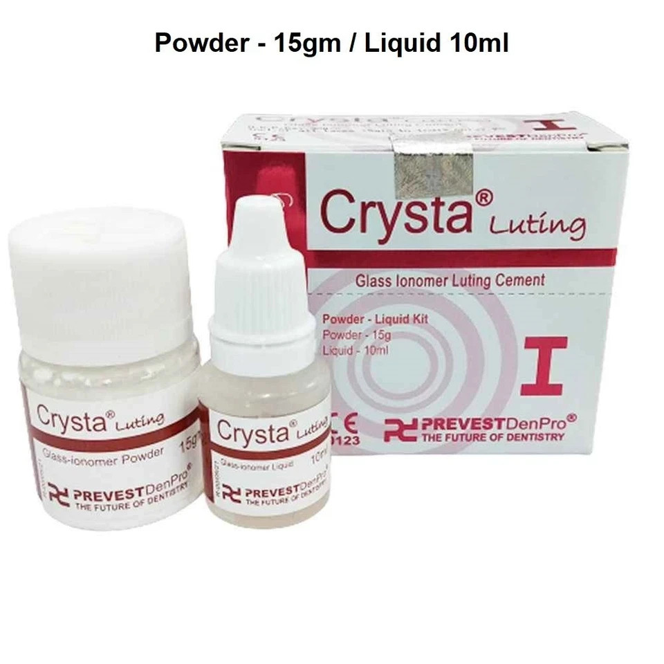 CRYSTA 1 Luting Cement for Dental Use Translucent Fine Particle Glass Ionomer FS