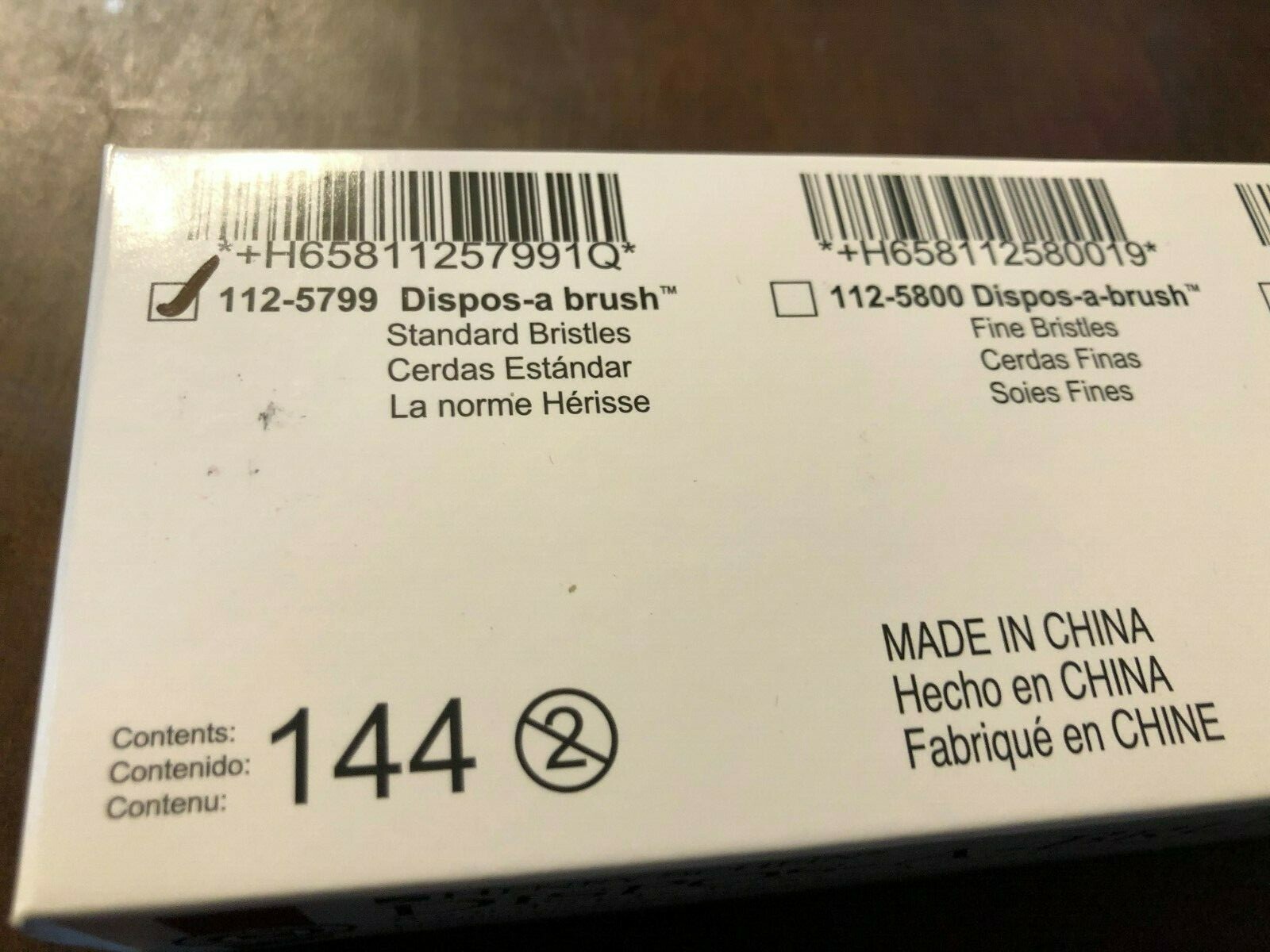 114 Dispos-a-brush Henry Schein 112-5799 Stander Bristle Bendable Resin Brush