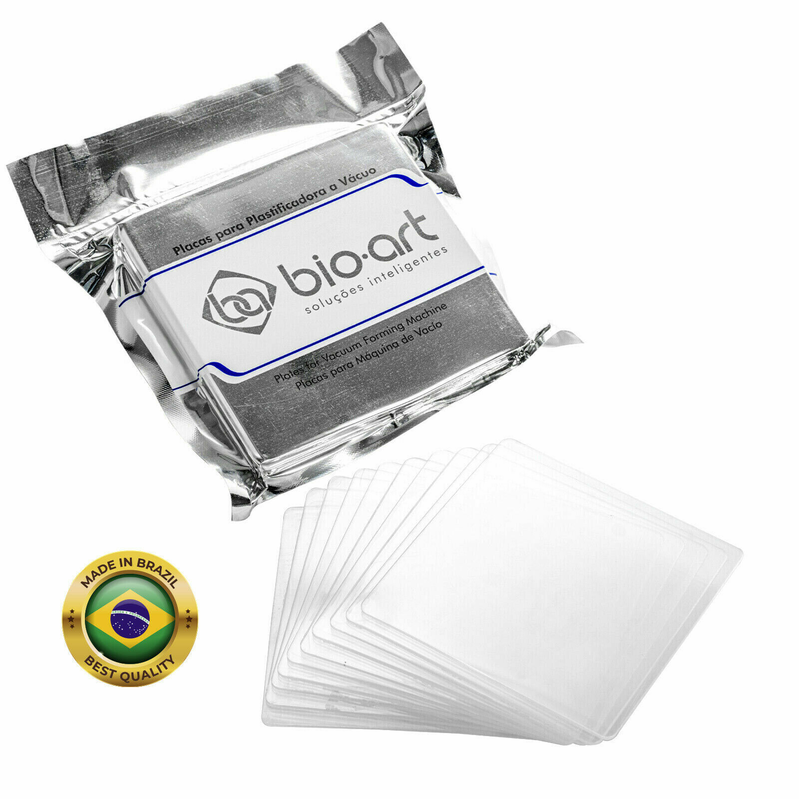 Bio-Art 5″×5″ Hard Soft Plate Sheet for Vacuum Forming Machine Made in Brazil