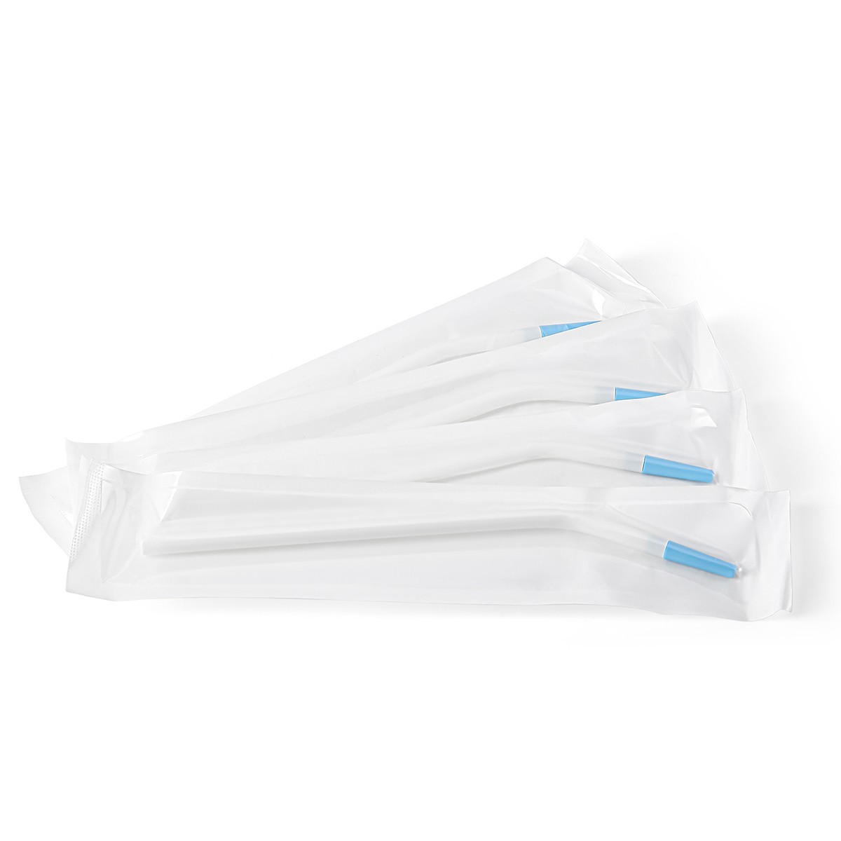 AZDENT Disposable Dental Surgical Aspirator Suction Tips with Adapter Long Slim