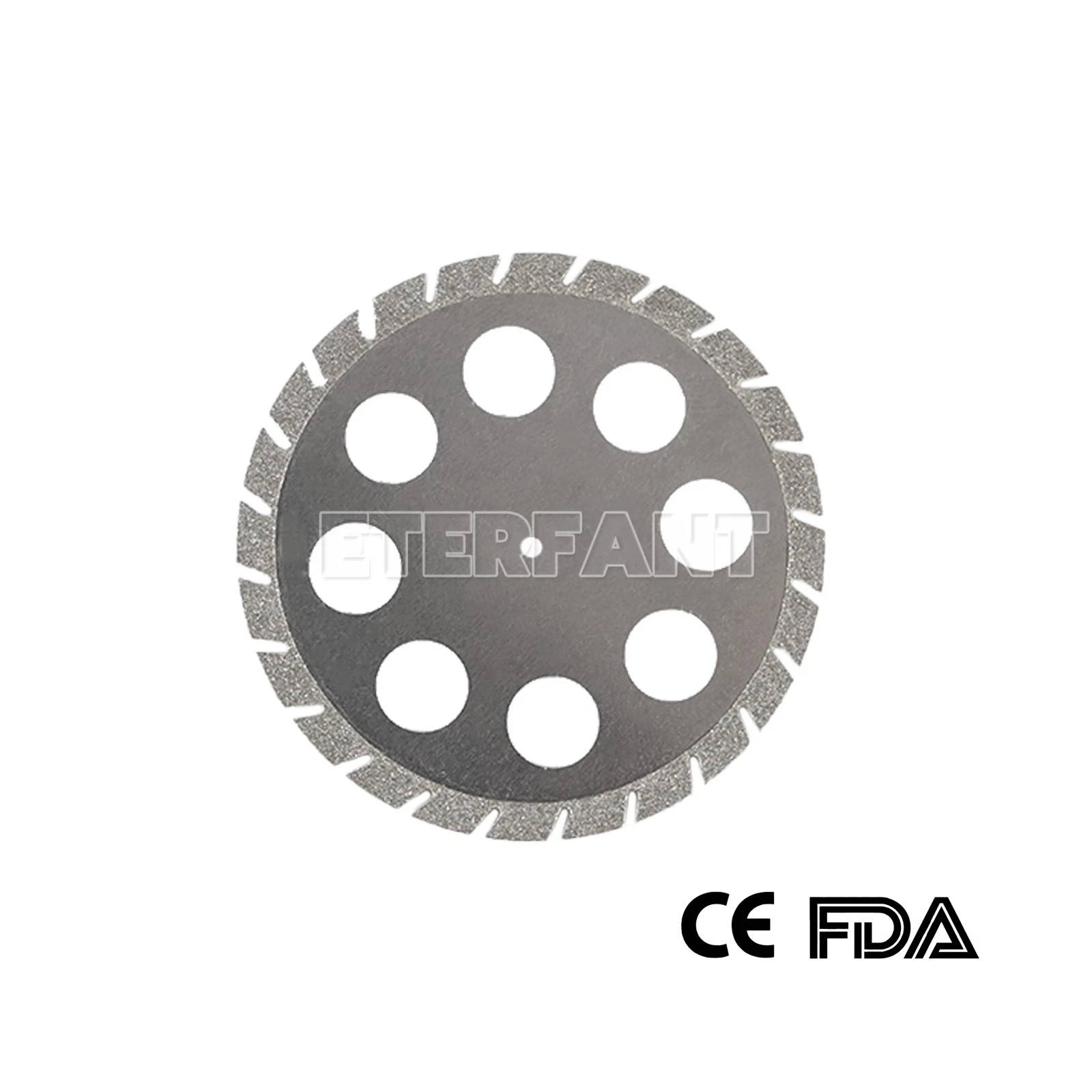 45mm*0.3mm Dental Lab Diamond Cutting Disc Double Sided Crown Plaster Disc