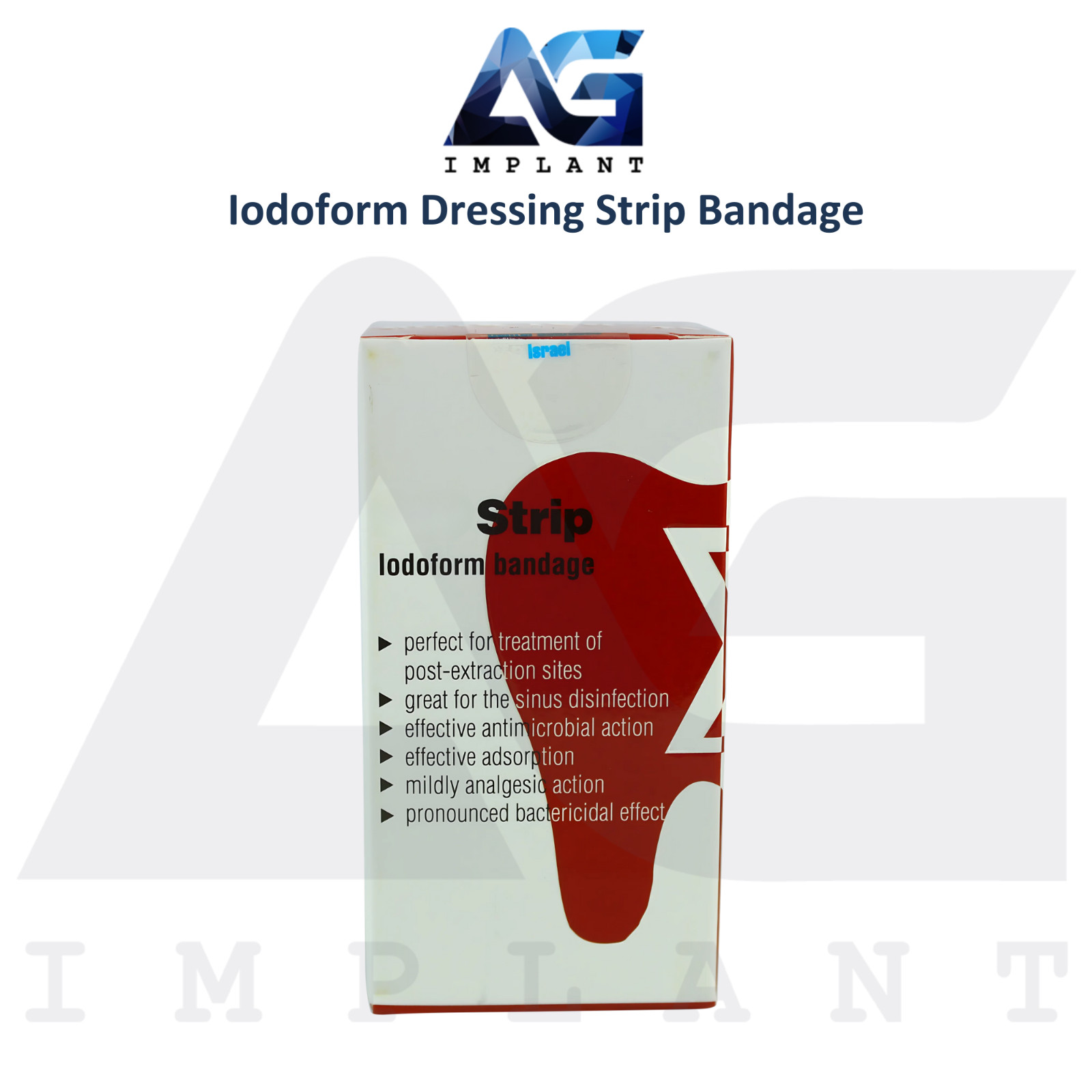 Dental Dressing Strip Bandage I0d0form Gauze Fabric Dry Socket Prevention Mild