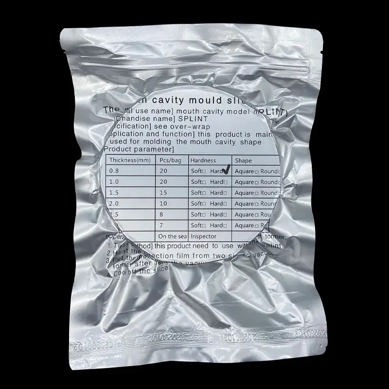 Dental Lab Round Hard Splint Sheet Thermoforming Material for Vacuum Forming USA