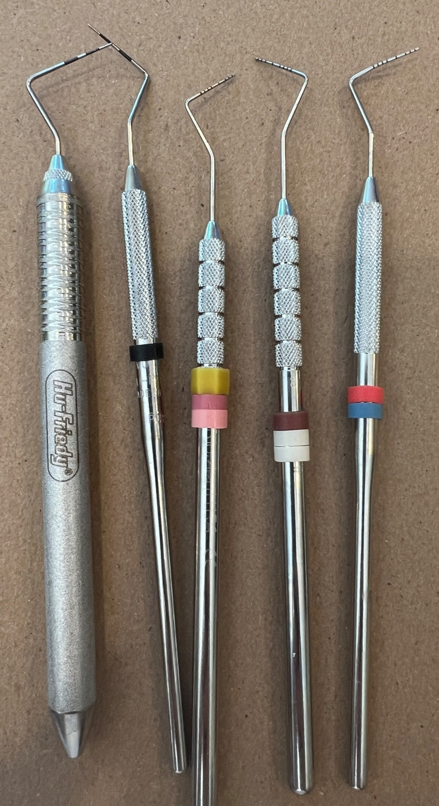5 Dental Probes (1) Hu-Friedy PCP116 Hygiene Used Hygiene School
