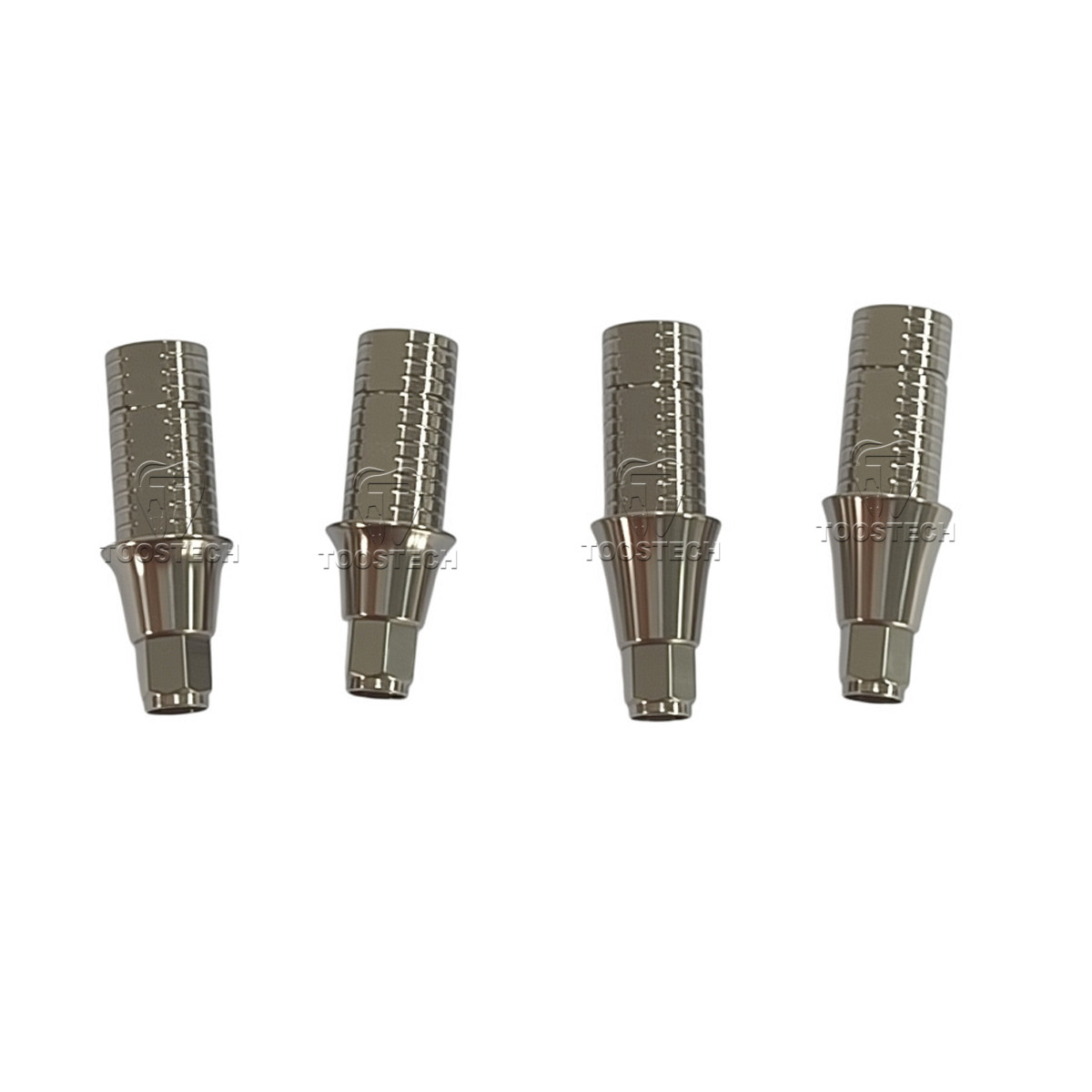 6pcs Ti base Tianium base CAD CAM ti-base fits Neodent GM platform D4.0