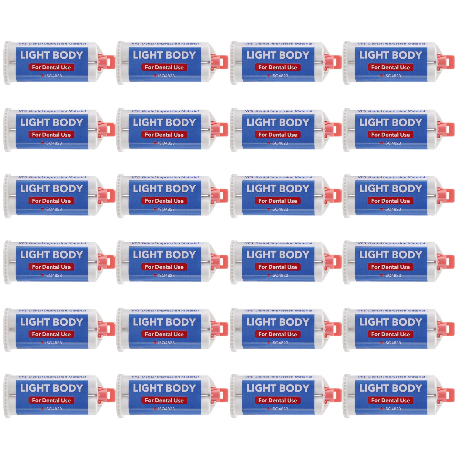 24Pcs Light Body Fast Rapid Set Impression Material 50mL Cartridges VPS PVS US