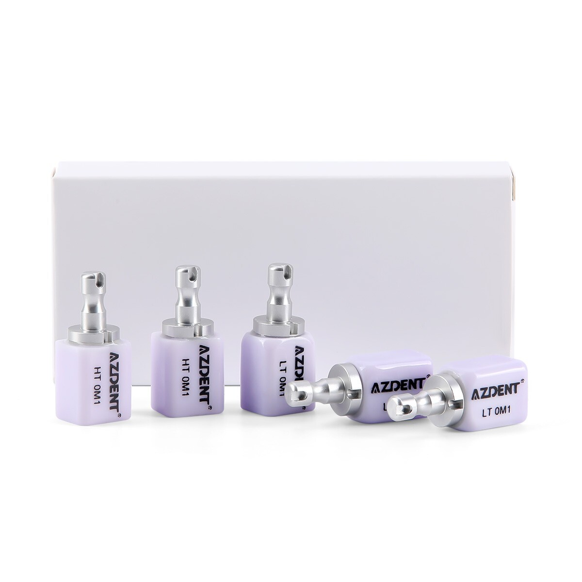 AZDENT HT/LT Dental Glass Ceramic Lithium Dislicate Blocks CEREC Emax CAD Block