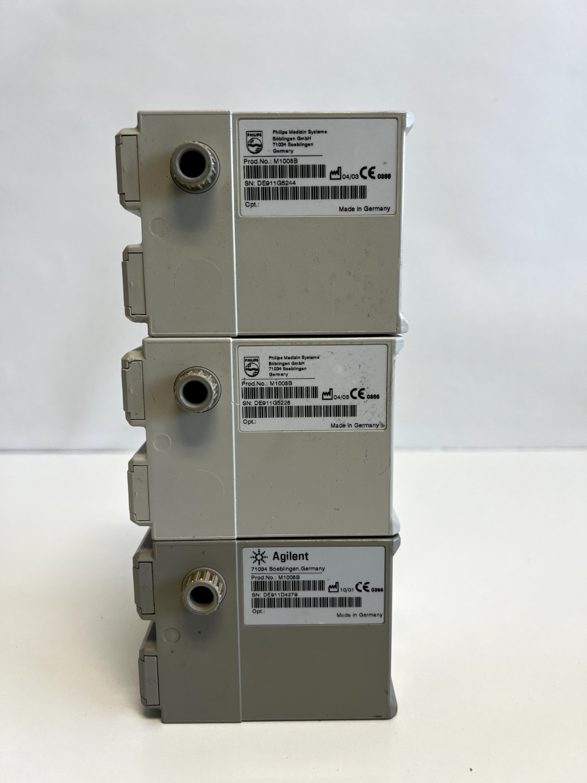 C6: Lot of of 3 Philips Agilent M1008B Module