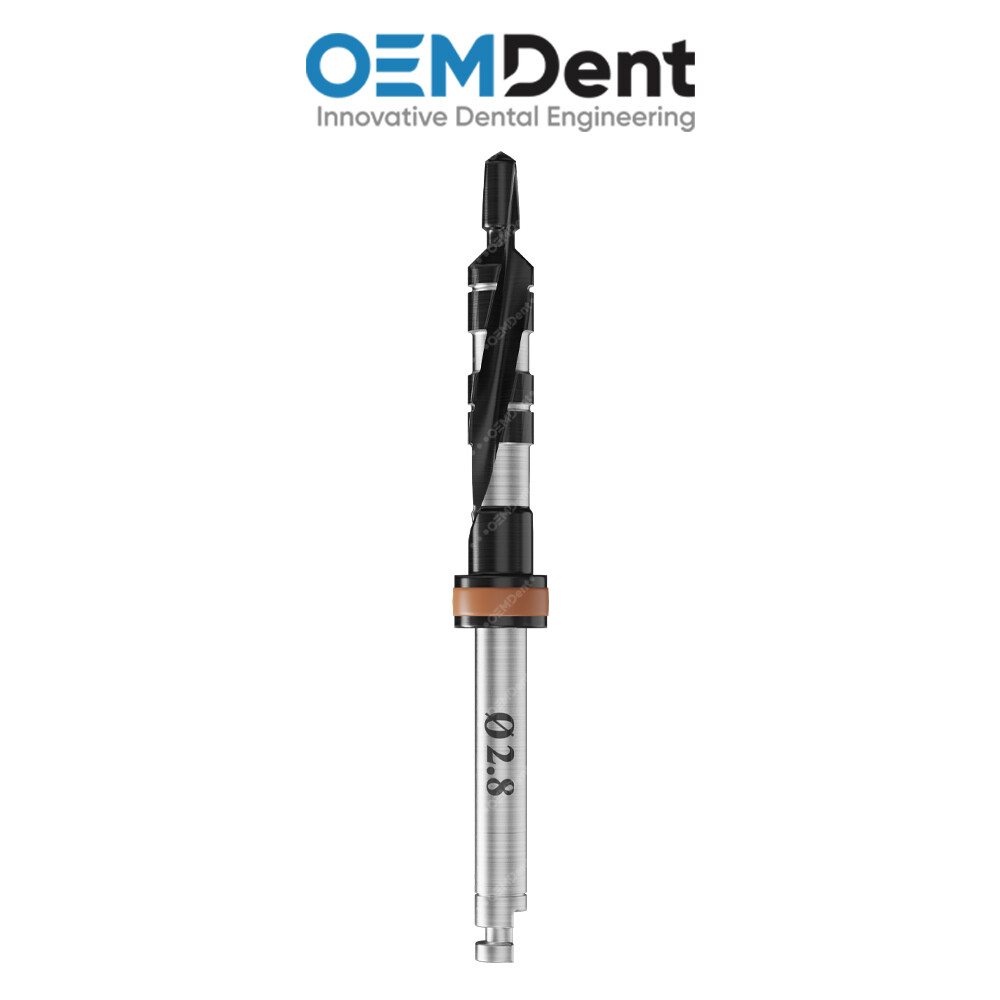 Carbon DLC Step Drills 16mm Universal Instrument Tool Dental Fixtures Placement