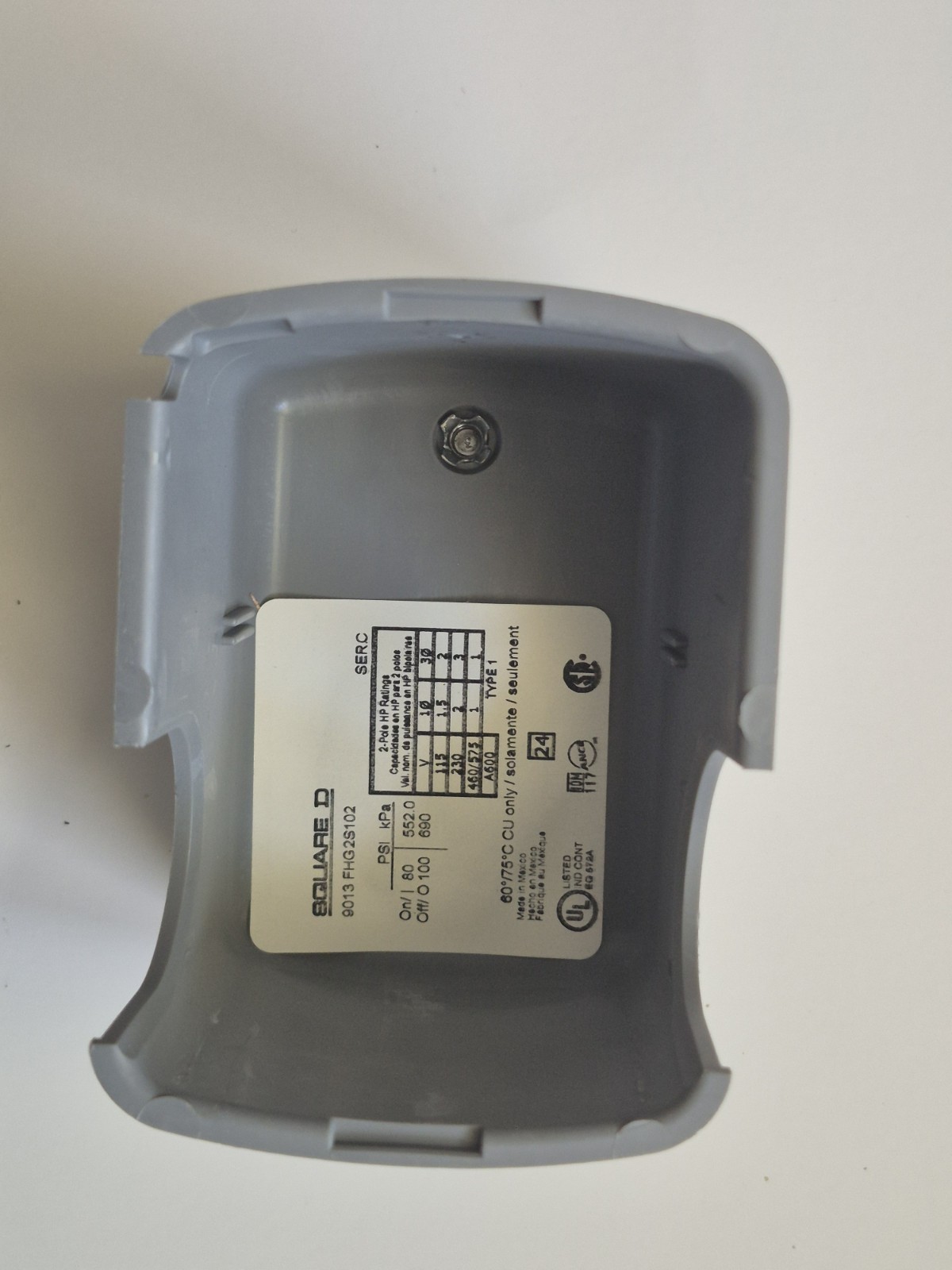 Airstar 50/70 Dental Compressor Pressure Switch Kit (Open Box Never Used)