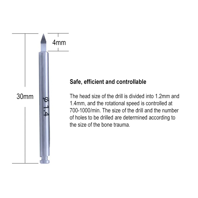 Dental Nutrient Drill Bone Increment Nutrient Hole Drills Tack GBR Pilot Drills