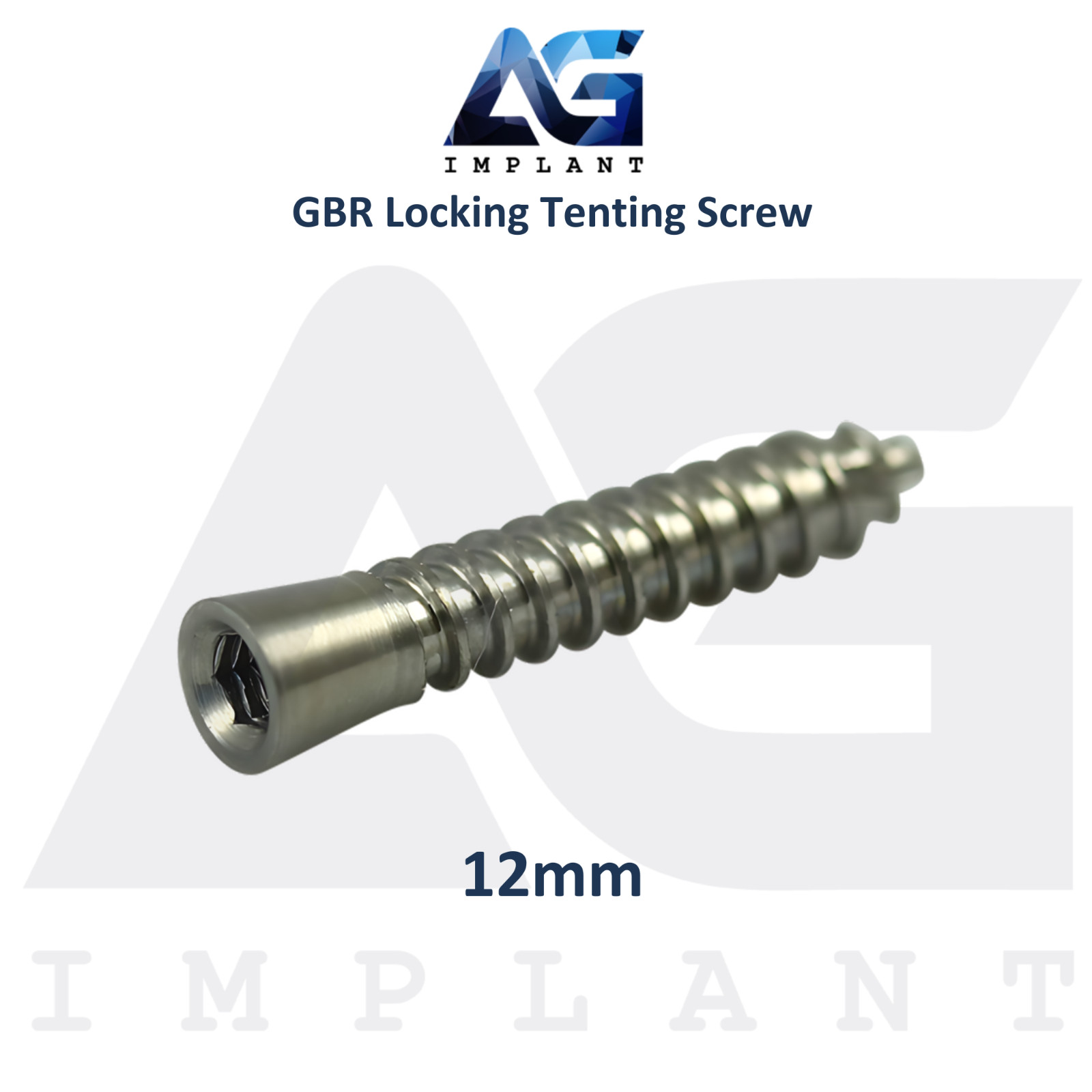 5 Dental Locking Tenting Screw Ø2.5mm GBR Membrane Titanium Fixation Sterile