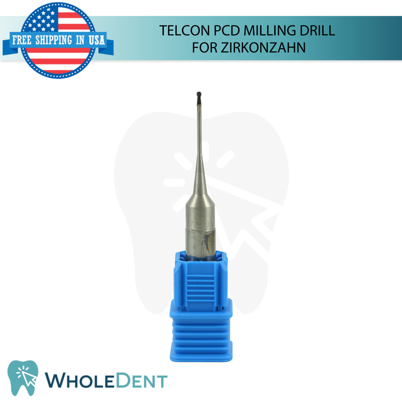 Dental Telcon PCD Diamond Milling Drill Zirkonzahn Ø6.0mm L50mm Tool
