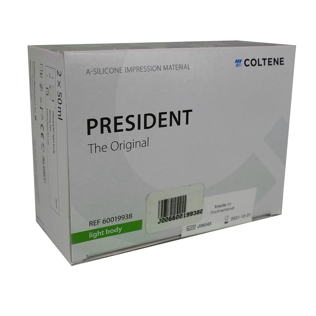 Coltene PRESIDENT Original Light Body A Silicone Based Dental Impression Materia