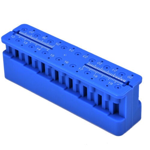 Dental Plastic Autoclavable Endo Block Ruler Accessory Measuring Block Holder