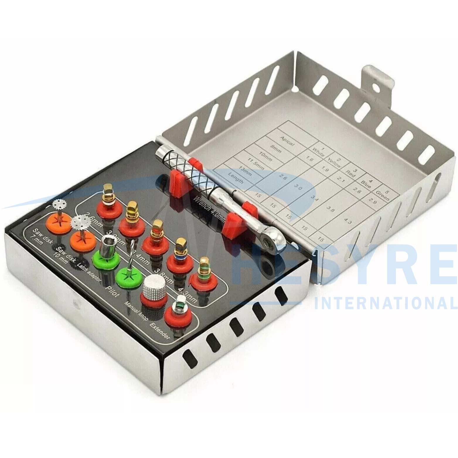 Dental Bone Expander Kit Sinus Lift with Saw Disks – Dental Implant Instrument