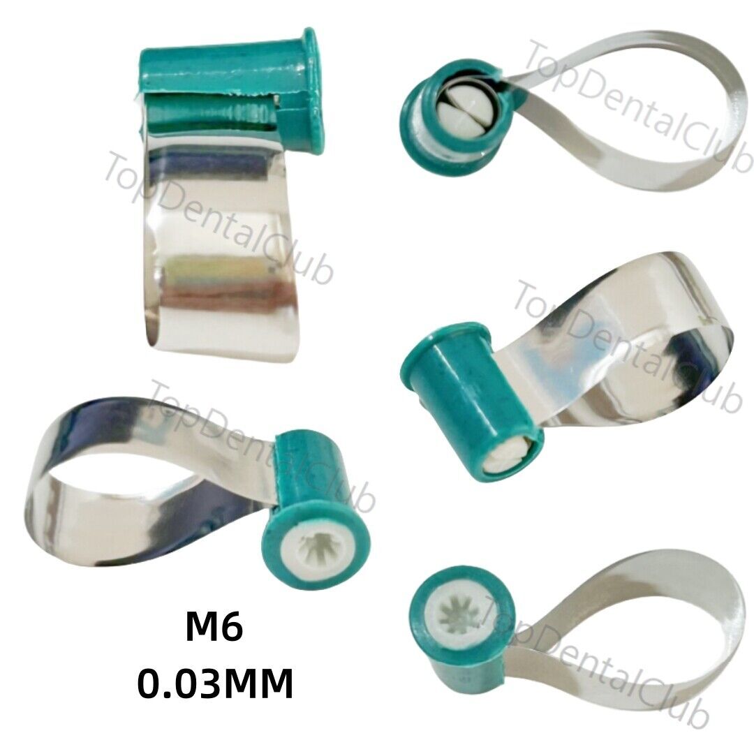 M6 Dental Reel Type Matrix Bands Contoured Matrices Anatomically Shaped Soft