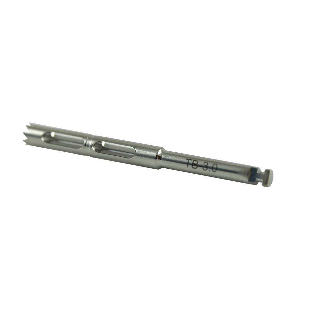 Dental Surg Trephine Bur Ø3.0 Fixture Removal Exposure B0ne Grft Stainless Steel