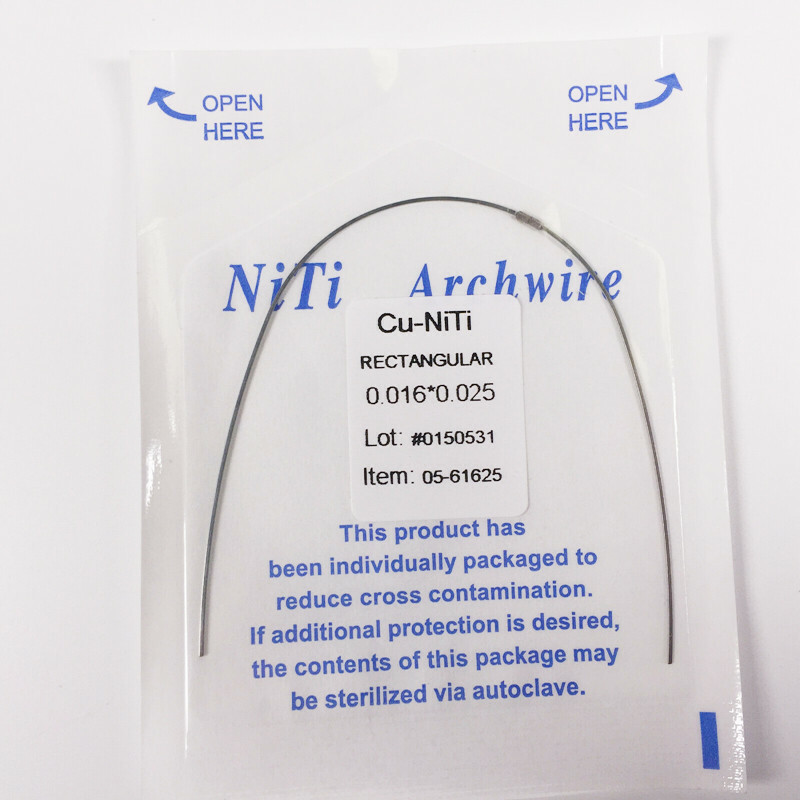Dental Orthodontic Copper Cu-Niti Wire Arch Wire Rectangular Damon Form 1pc/pack