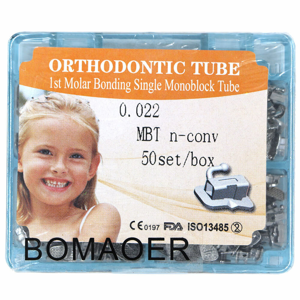 1 Box Dental MBT Buccal Tube 0.022, Monoblock for 1st Molar Bonding