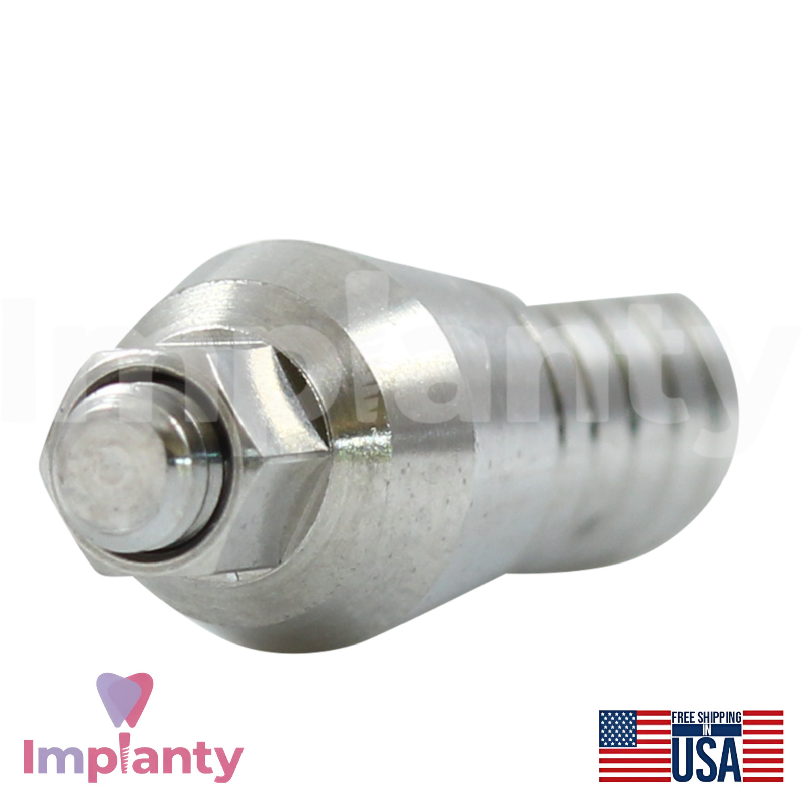 GDT CFI Int Hex 2.42mm Connection Dental Cylindrical Fixture Titanium Set