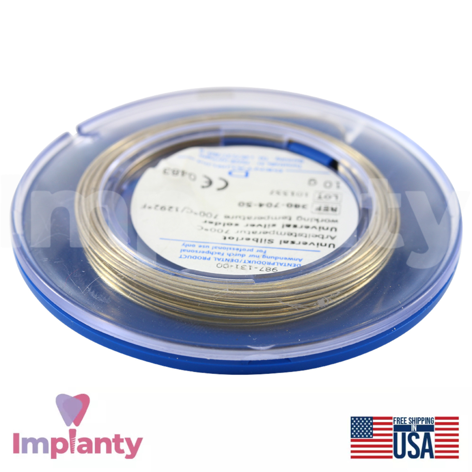 Dental Universal Silver Solder Wire Roll 10g Easy Application Dentistry Tool