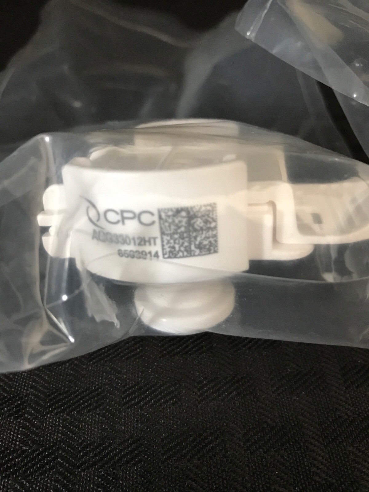 (5)CPC AseptiQuik G Connector Body 3/4” Sanitary Non-Valved High Temp AQG33012HT