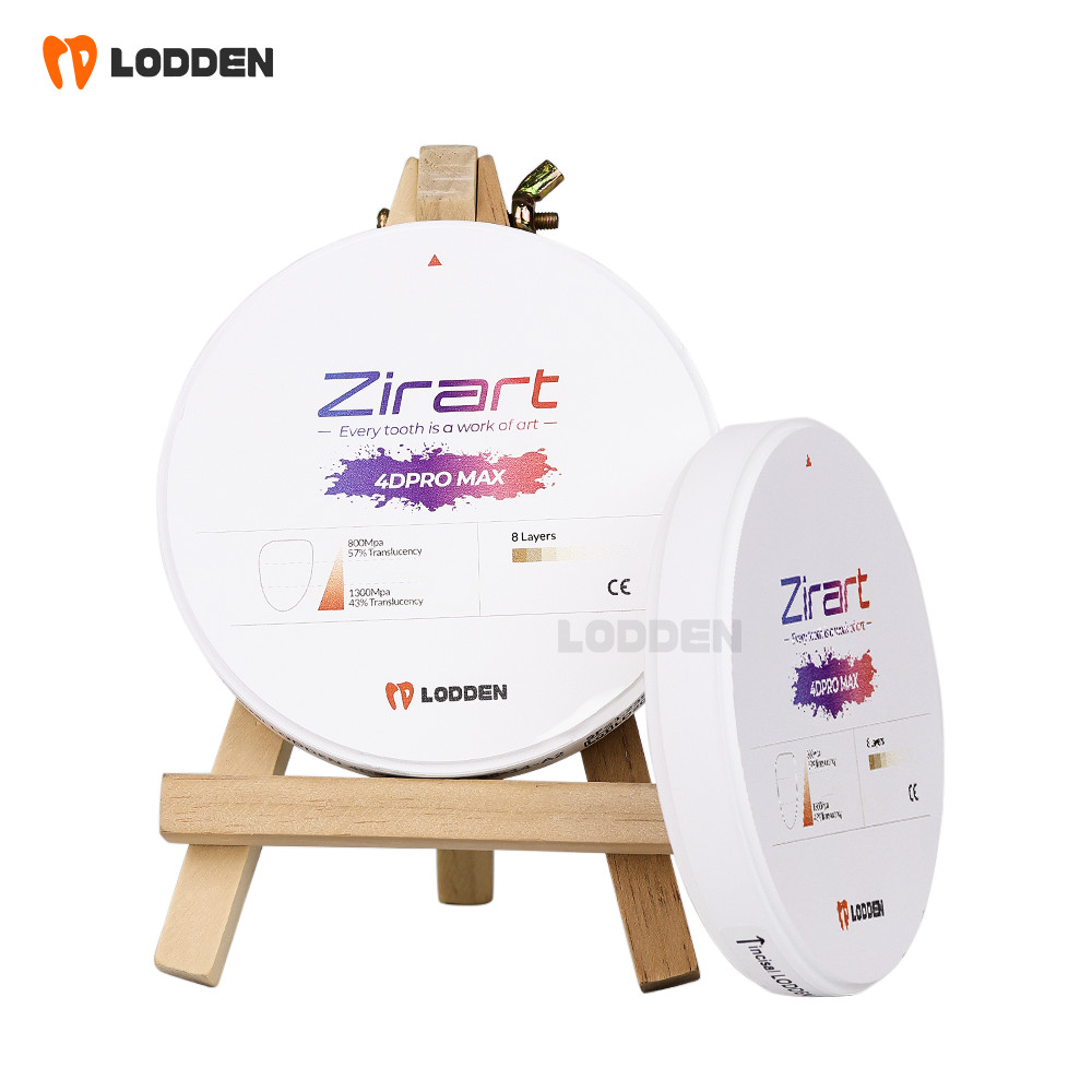 Dental Zirconia Blocks CADCAM System 4D PRO MAX Multilayer Ceramic Disk 8 Layers