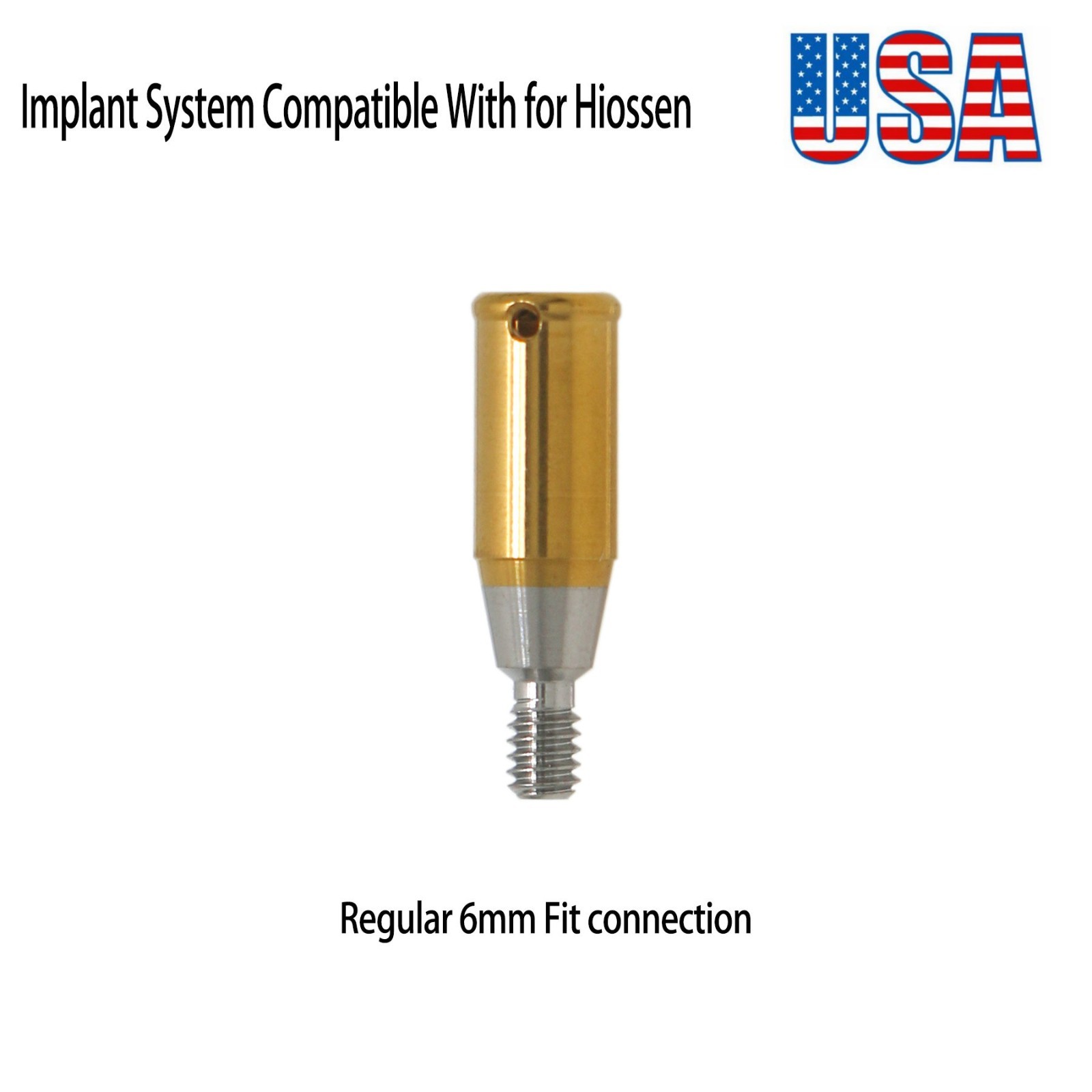 US Implant Locator Attachment Abutment For Hiossen ET Regular Platform 1.0-7.0mm
