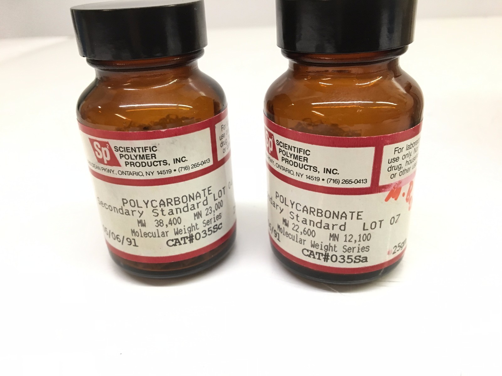 Polycarbonate Molecular Weight Series 035S Kit