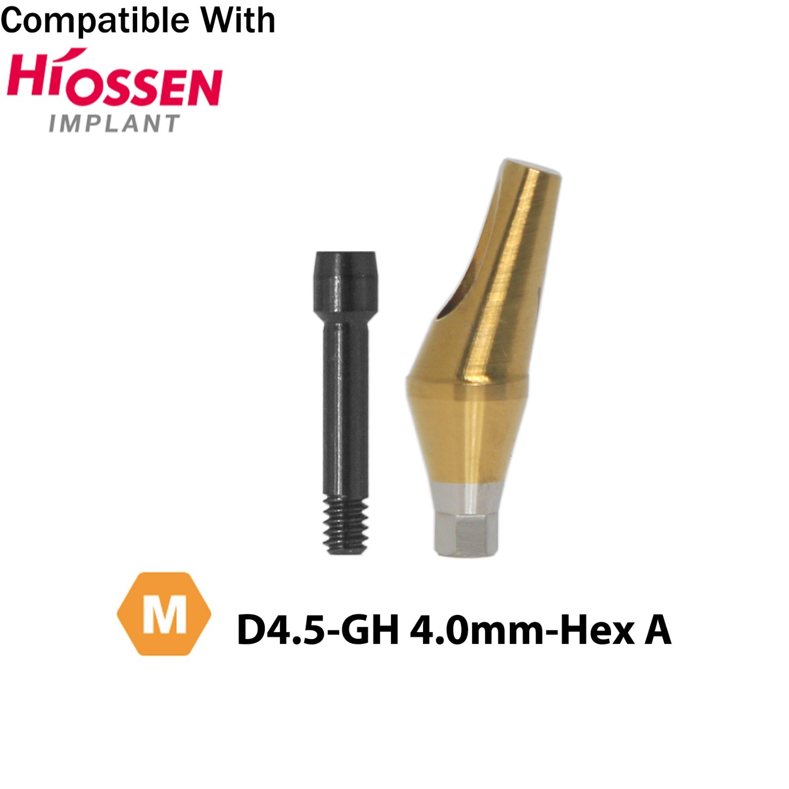 Dental 17° Angled Abutment Anatomic Fits Hiossen Osstem TS Hex Mini Platform