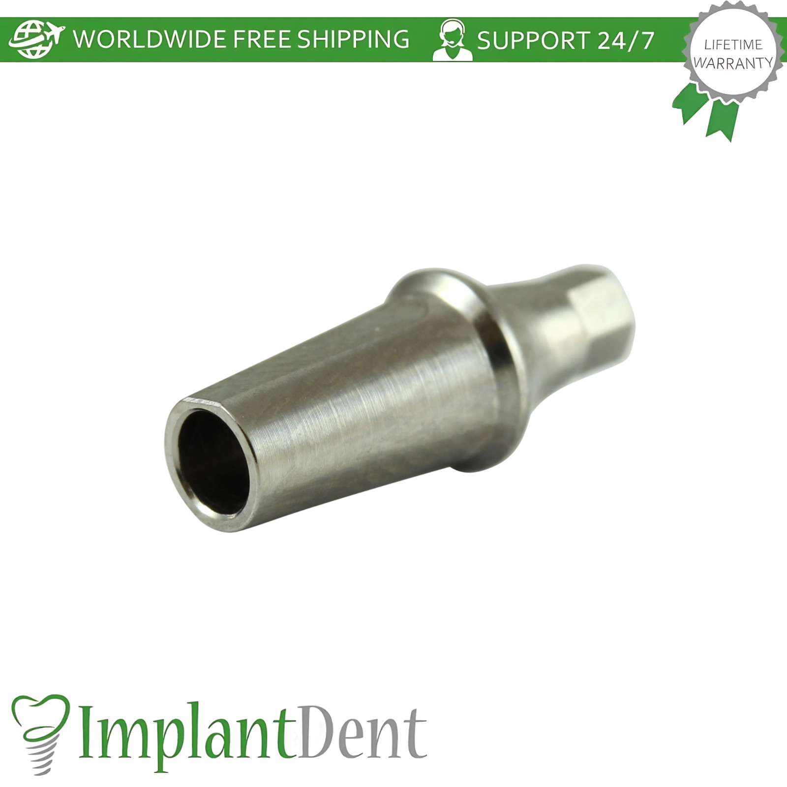 0sstem TS Compatible Mini Platform Straight Dental Prosthetic with Shoulder