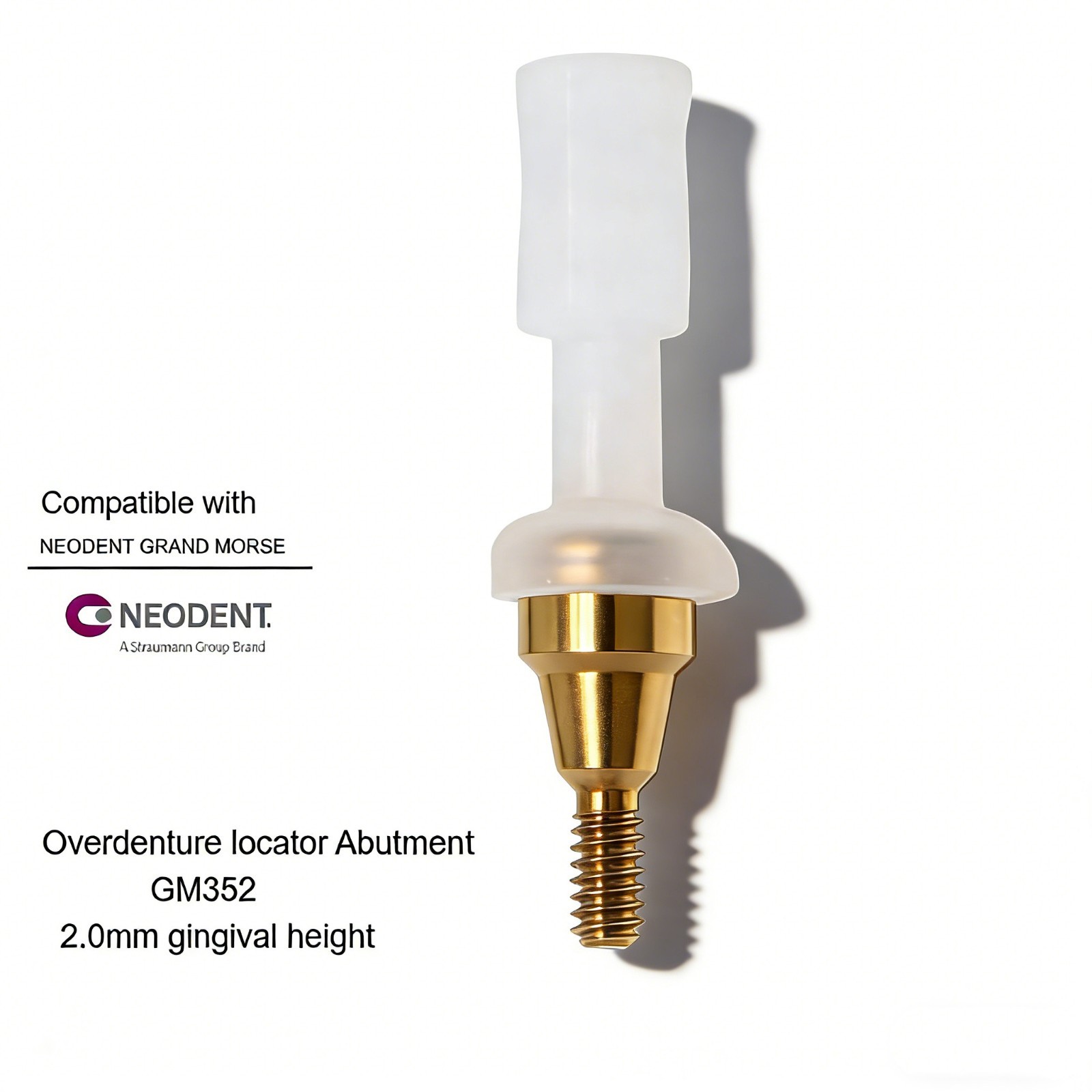 Zest LOCATOR Anchor Abutment Fit Neodent GM All Platform Overdenture Attachment