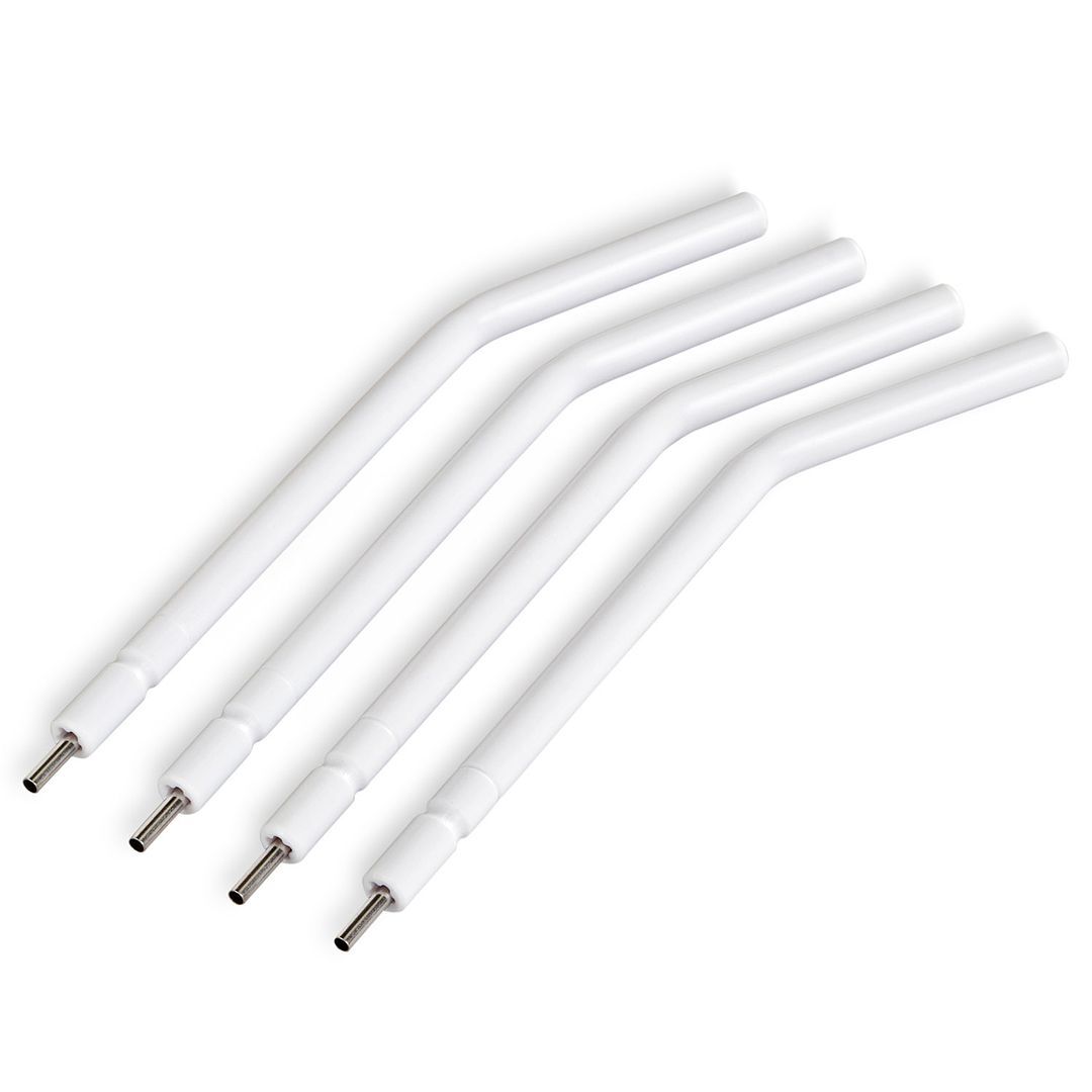 Safe-Dent Crystal Air-Water Syringe Tips, Clear/White Core, 250/Bag