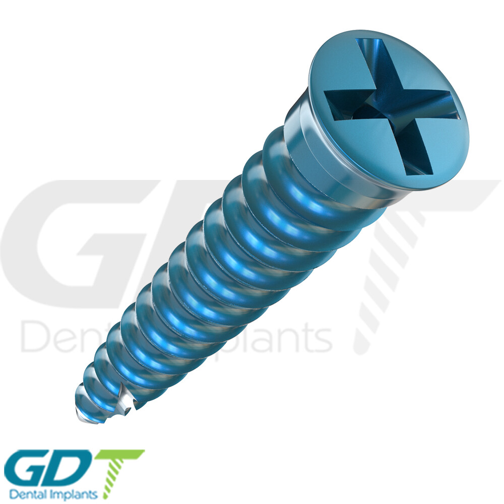 10 Self Drilling GBR Bon Screw Ø1.6mm Membrane Fixation Dental Im plant