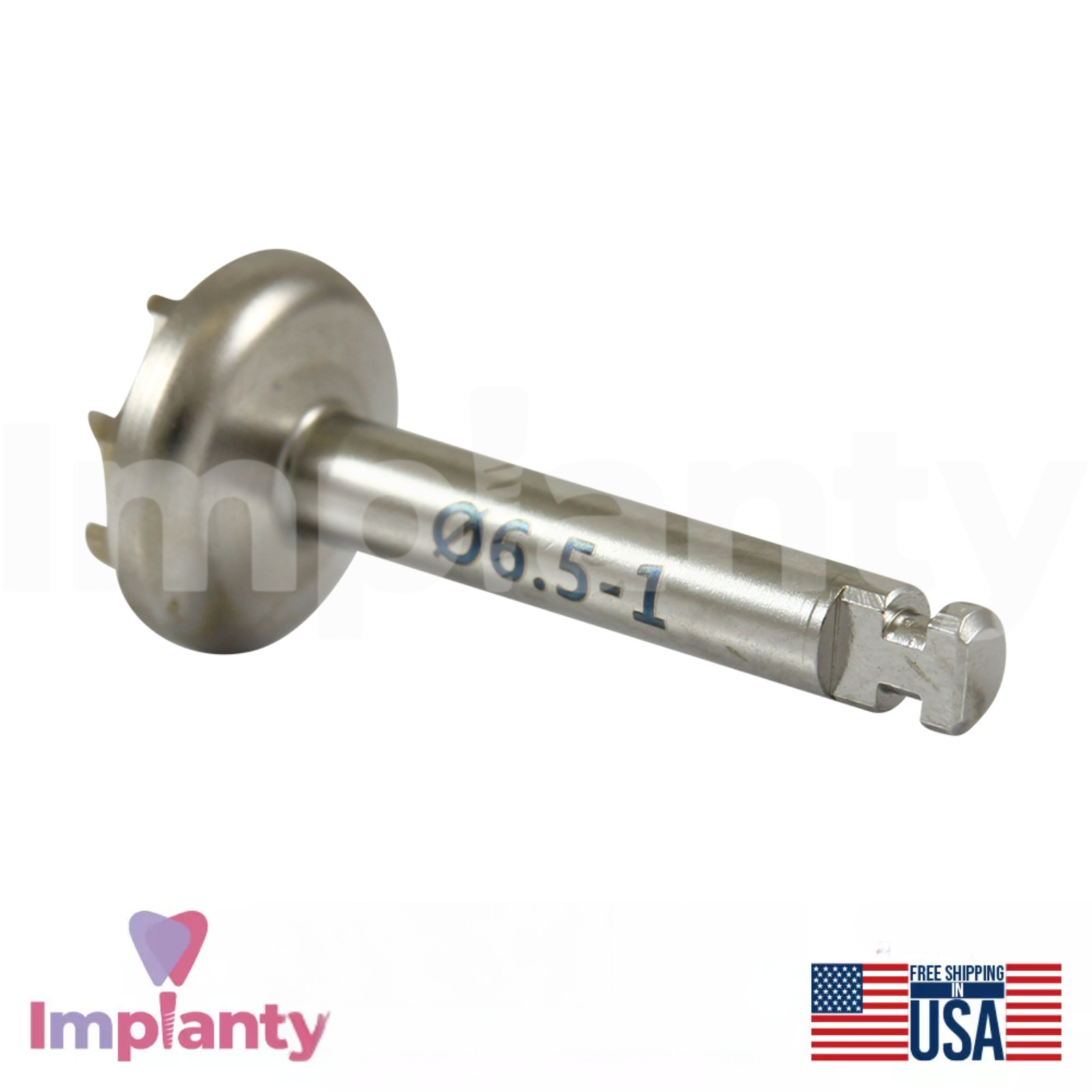 GDT Supplies Dental Lateral Window Cutter Lift Ø6.5mm Diameter Stainless Steel