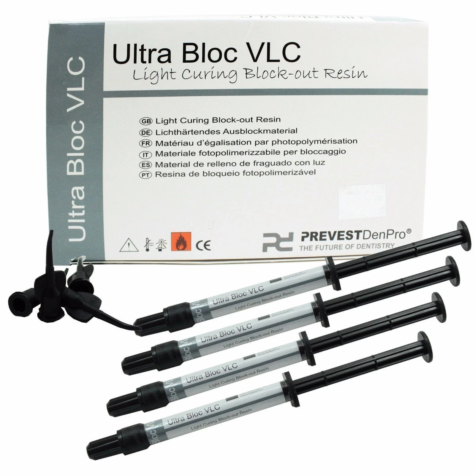BLOCK-OUT RESIN KIT PREVEST ULTRA BLOC VLC LIGHT CURING FAST FREE SHIPING