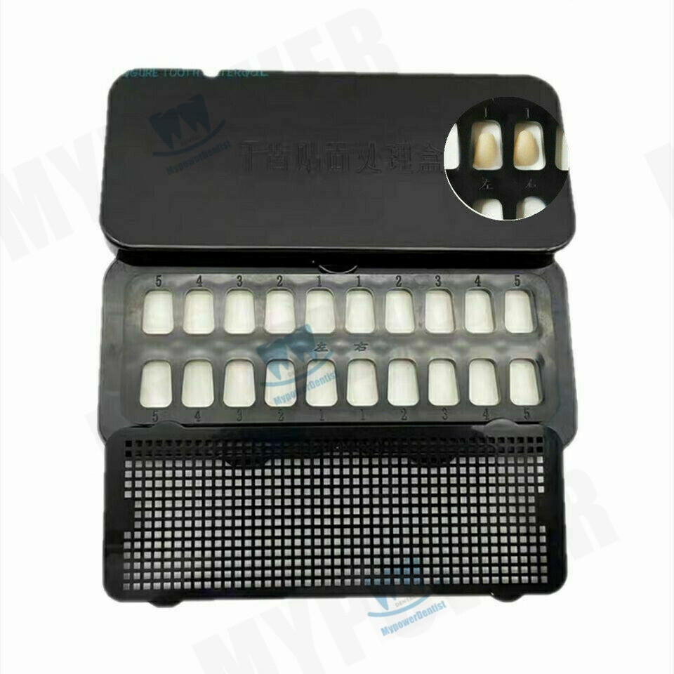Dental Veneer Pretreatment Patch Tooth Box Dental Veneers Storage Boxes Holder