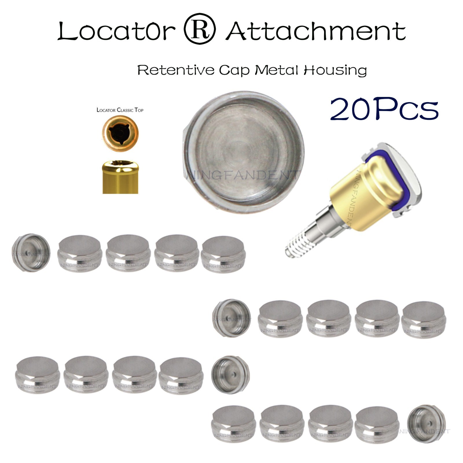 Zimmer Adin Mis Bego Locator Abutments For 1-5.0mm,Dental Wrench screw driver