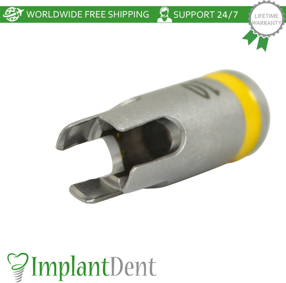 Dental Drill Stopper 2.5mm – Yellow Stainless Steel Dentistry Tool