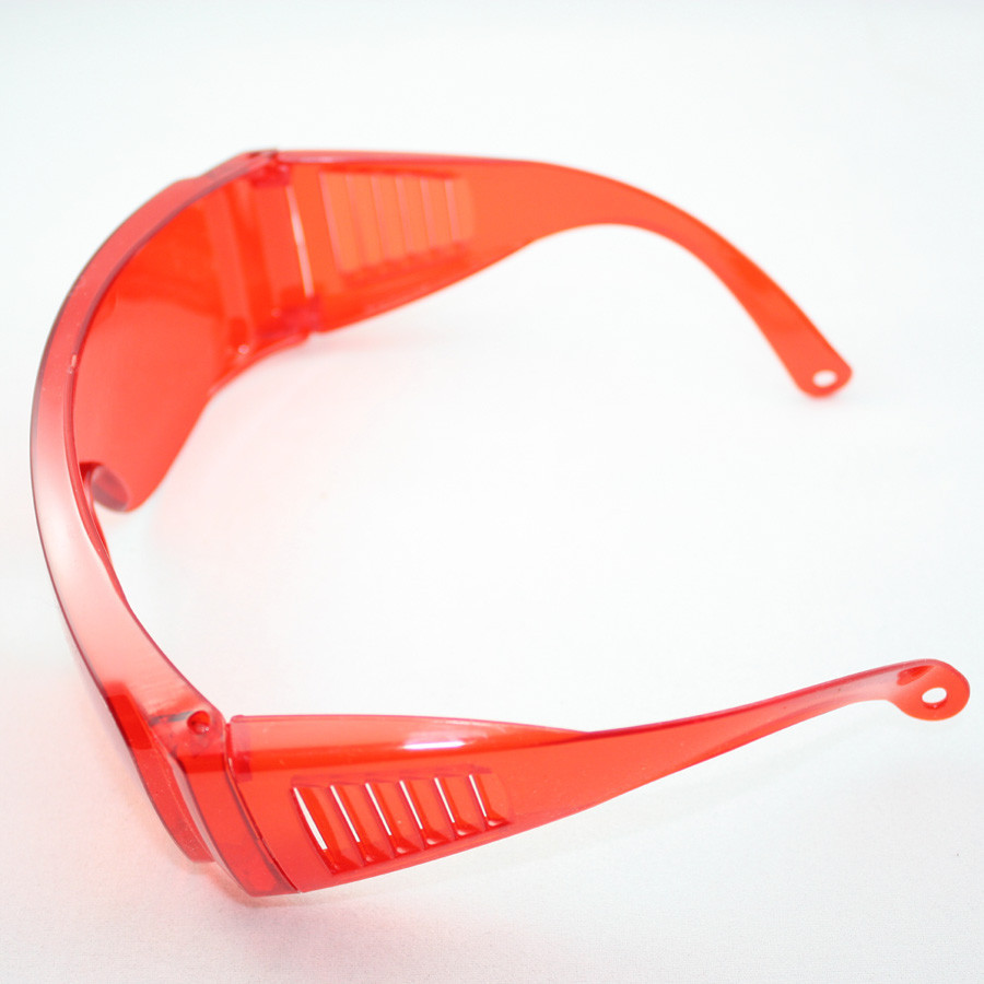 5 PCS Red Protective Goggle Glasses for Dental Curing Light Lab Equipment