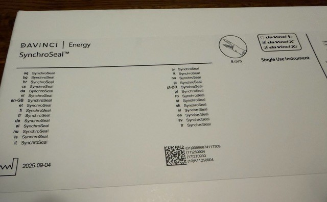 9/30/2027 DATE NEW IN BOX INTUITIVE DA VINCI SI X XI 480440 ENERGY SYNCHROSEAL