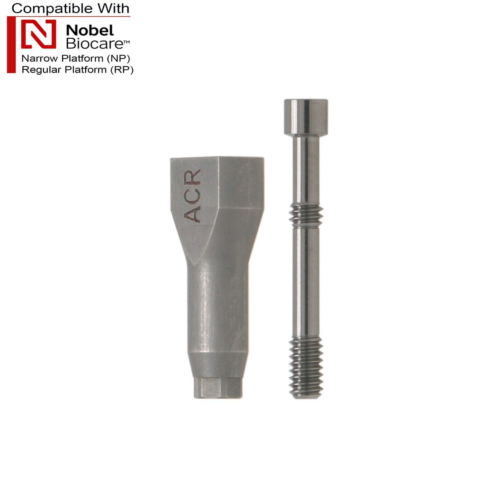 Scan Body Scan Post Fits Nobel Active NP/RP Dental Library CAD/CAM System