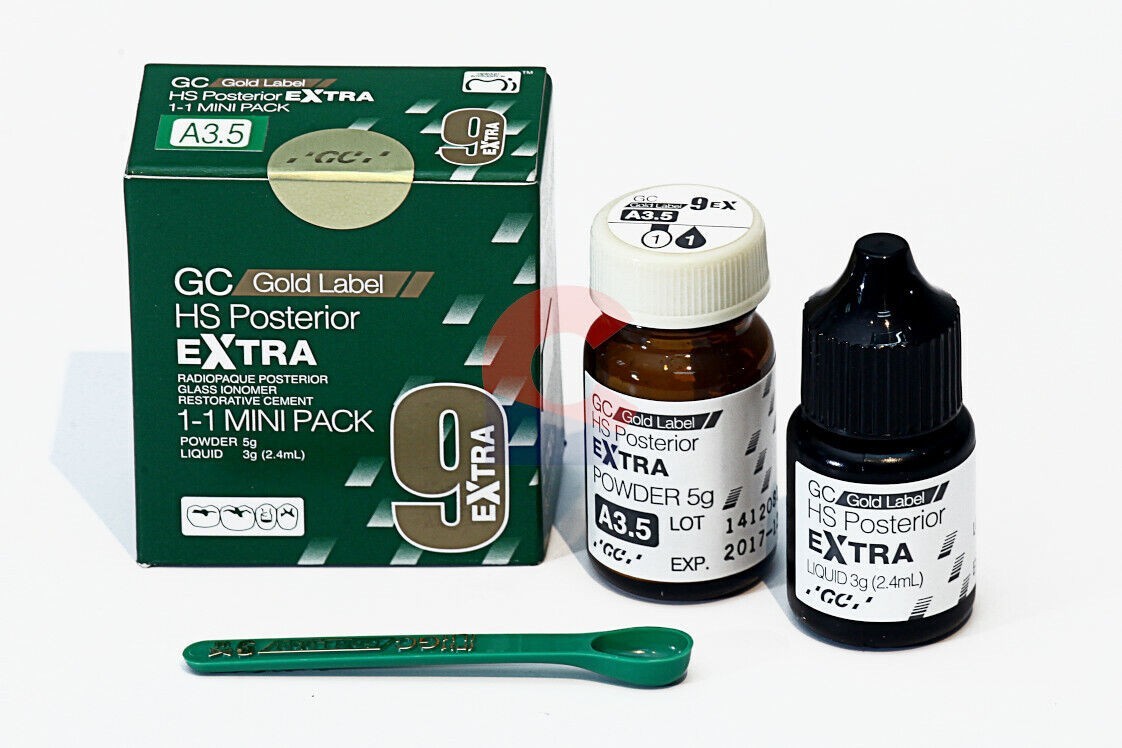 GC Fuji IX Gold Label 9 Mini Pack Dental HS Radiopaque Posterior Extra