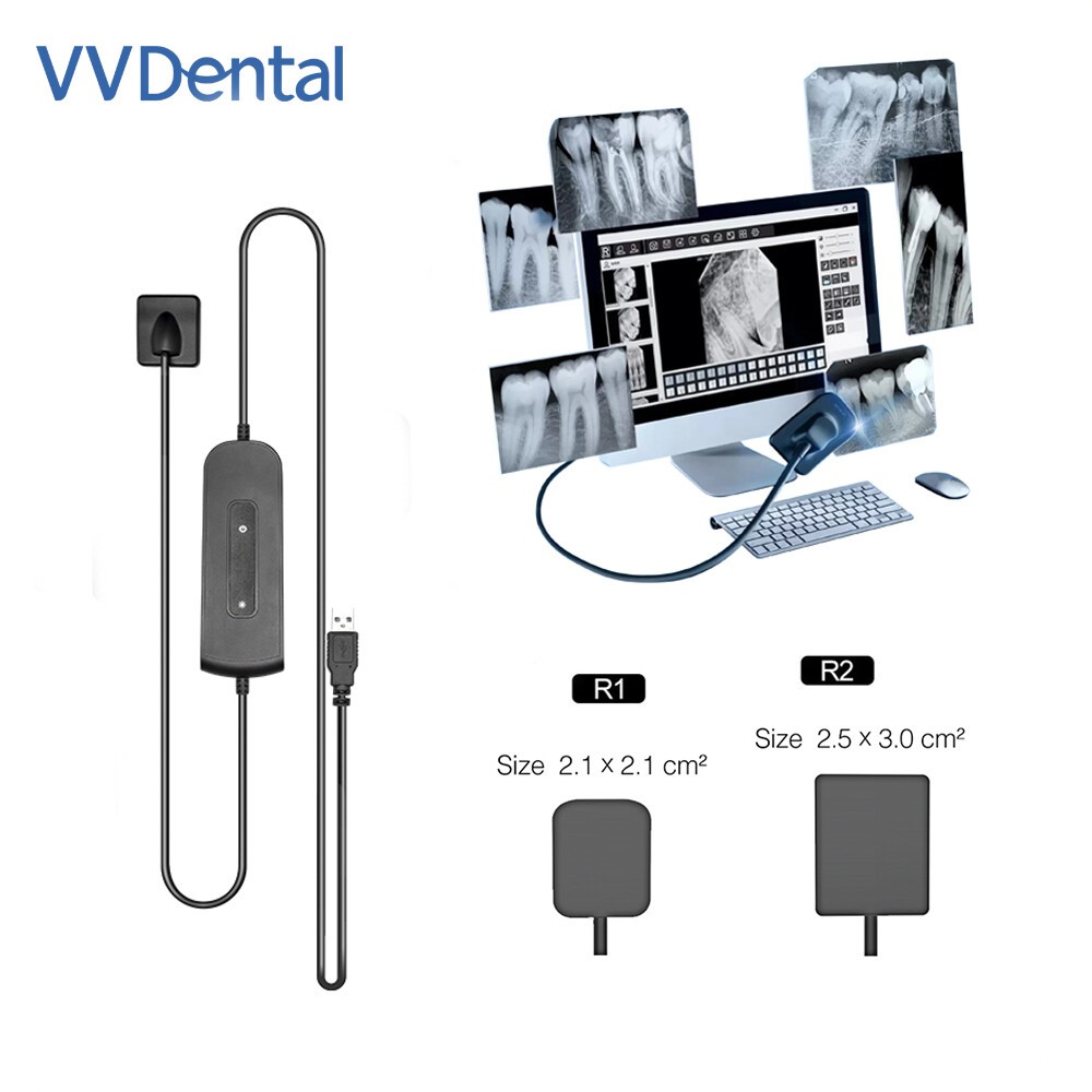 Dental Sensor Radiovisiograph Digital Sensor Intraoral Imaging System HD Image