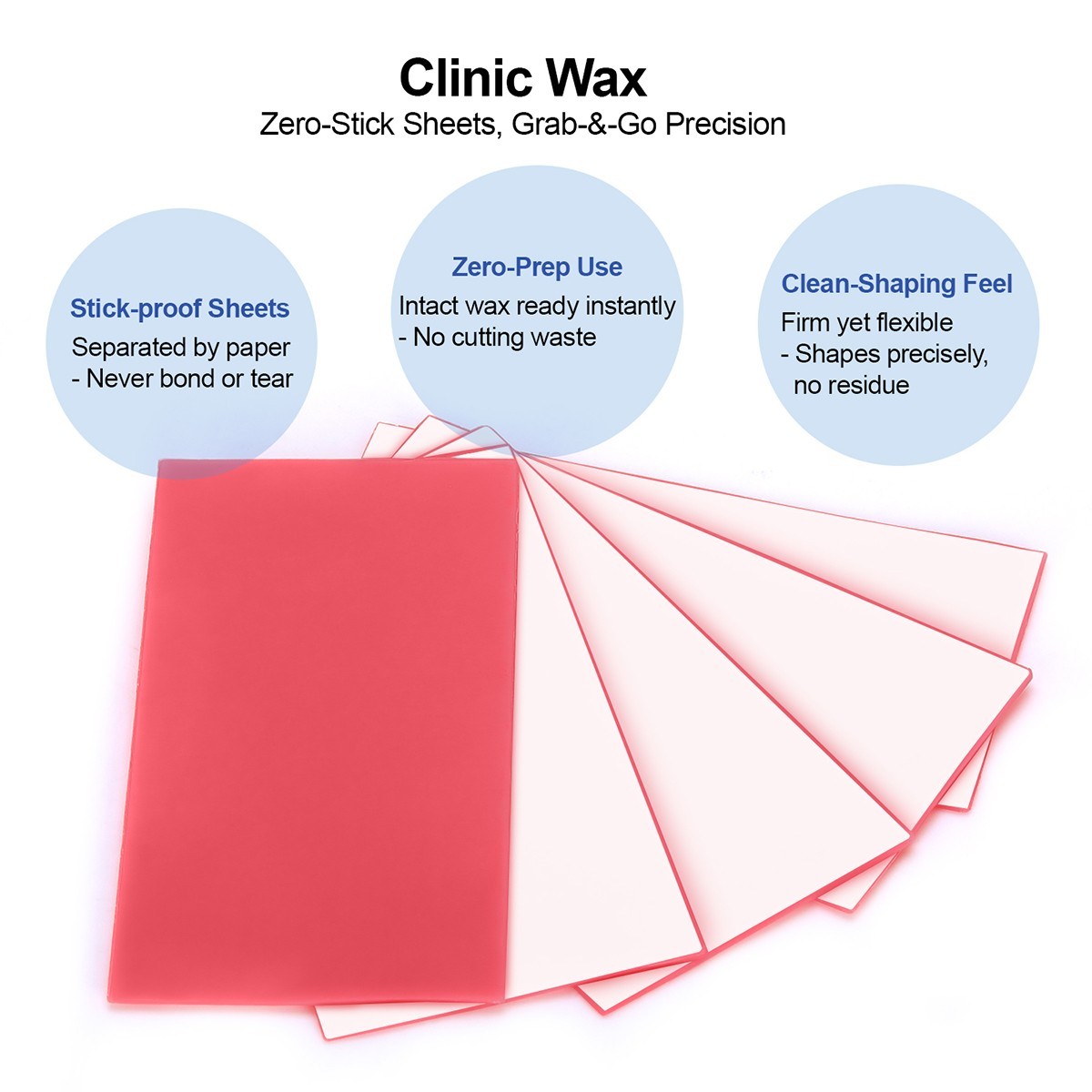 18 Sheets/pk Dental Base Plate Perfect Wax Pink All Seasons For Dental & Jewlery